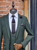 BROMLEY - OLIVE 3PC Suit