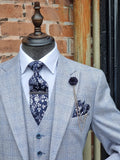 Caridi Sky -  Suit with Caridi Navy Trousers