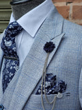 Caridi Sky -  Suit with Caridi Navy Trousers
