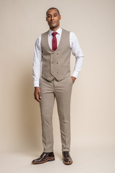 Cavani double breasted waistcoat best sale