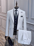 Tropez Slate - Two Piece Suit with Tropez Navy