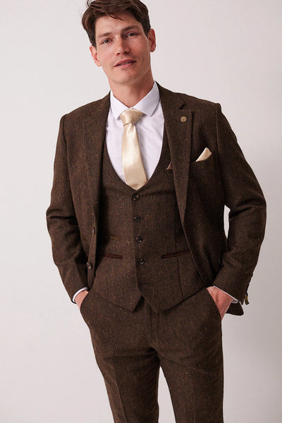 DEAN - Brown Tweed Blazer