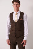 DEAN - Brown Tweed Three Piece Suit