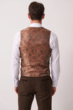 DEAN - Brown Tweed Waistcoat