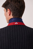 HANSON - Navy Tweed Pinstripe Blazer