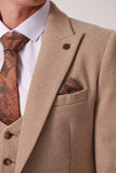 HAYDEN - Oak Crossweave Three Piece Suit