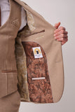 HAYDEN - Oak Crossweave Three Piece Suit