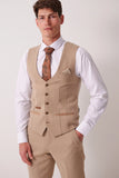 HAYDEN - Oak Crossweave Waistcoat