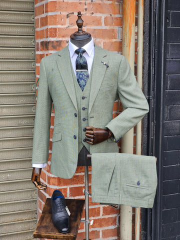 Miami Sage Three Piece Suit