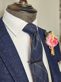 Marlow Navy -  Suit With Bromley Stone Waistcoat