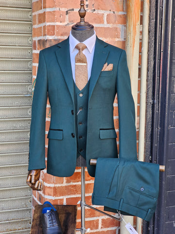 SANDRO - OLIVE 3PC Suit