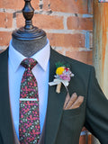 BROMLEY - OLIVE Suit with HM5 Tan Waistcoat