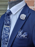 BROMLEY - NAVY 3PC WITH SKY BROMLEY Waistcoat