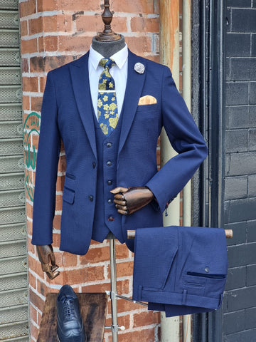 BROMLEY - NAVY 3PC Suit