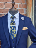 BROMLEY - NAVY 3PC Suit