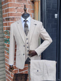 Miami Beige Three Piece Suit