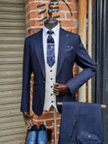 Caridi Navy - Suit with Bromley Stone Waistcoat