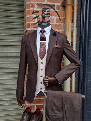 Caridi Brown - Suit with HM5 Waistcoat