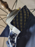 NAVY Fang - Men's Mid Length Mac Overcoat Jacket Light Weight