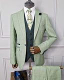 Caridi Sage - Suit with Olive Waistcoat