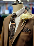 HM5 - TAN Three Piece Suit