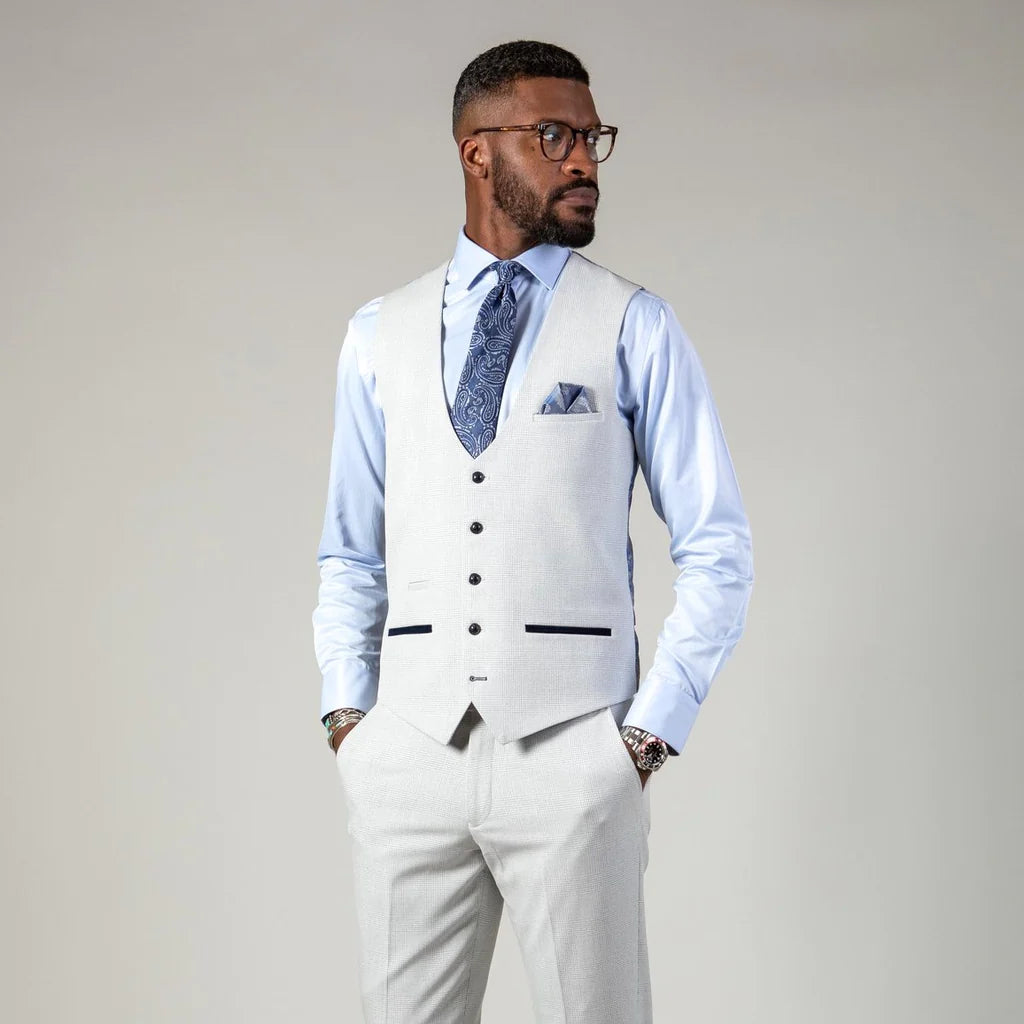 BROMLEY STONE SINGLE BREASTED WAISTCOAT