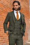 Marlow - Olive Green Tweed Blazer