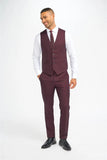 Caridi Wine Waistcoat