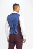 Caridi Wine Waistcoat