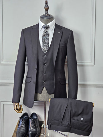 Jasper Black - BLACK 3PC Suit