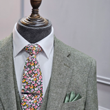 Jude - Tailored Sage Suit with Olive Trousers