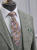 Jude - Tailored Sage Suit with Olive Trousers