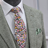 Jude - Tailored Sage Suit with Olive Trousers