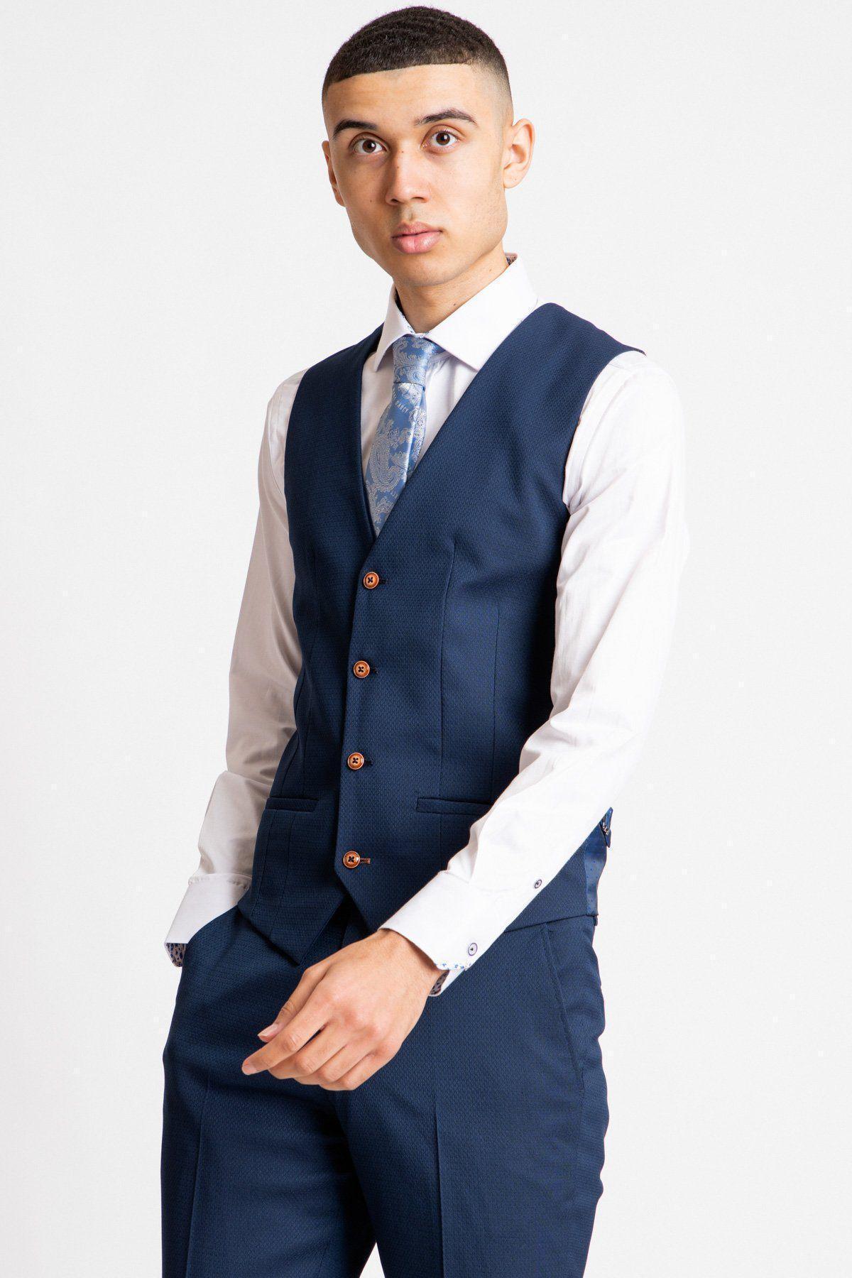 Waistcoat on sale royal blue